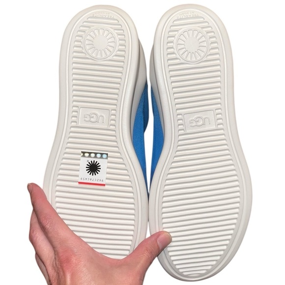 NWT UGG Neutra Neon Blue Slip-On Sneakers Women’s US Size 8 - Picture 11 of 13